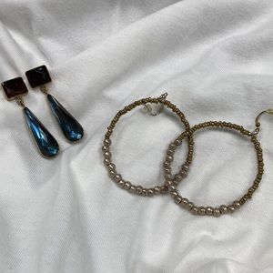 Bundle of Noonday earrings EUC